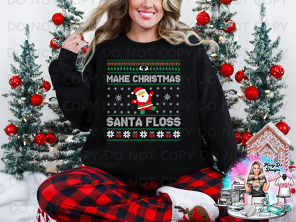 Ugly Sweater Christmas  22x80 inch Pre-made DTF Gang Sheet