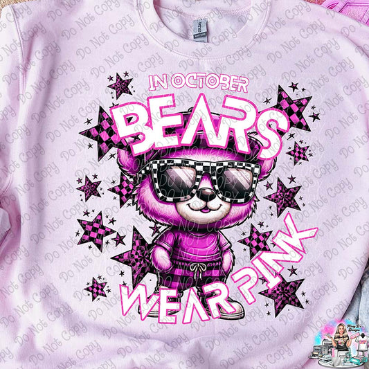 In October Wear Pink - Tons of Mascots to Choose From  SHIRT