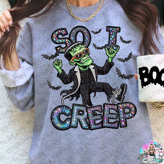 So i creep franky 1007 Halloween SHIRT