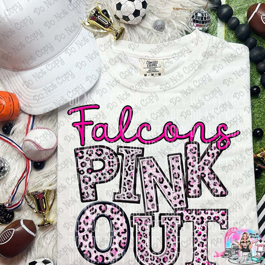 Falcons Cheetah Pink Out 1037 SHIRT