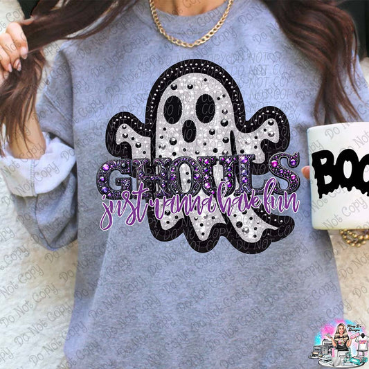 Ghouls just wanna ghostpurple 1006 Halloween SHIRT