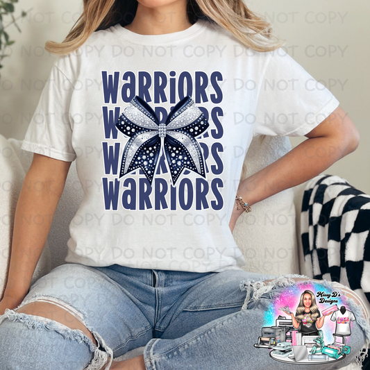 Warriors Cheer Bow SHIRT