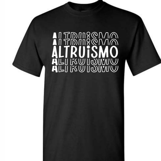 Altruismo stacked funky font Black HOUSE Shirt