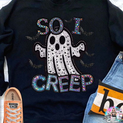 So i creep ghost 1012 Halloween SHIRT