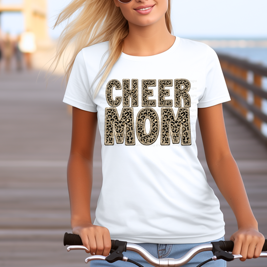 Cheer Mom 4 Leopard DTF Transfer