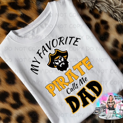 My Favorite Pirate Calls Me Grandma (Any Name) SHIRT