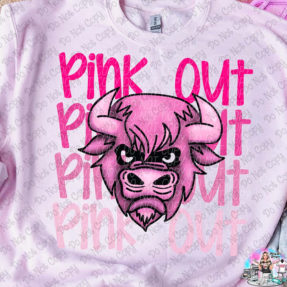 Pink Out - Tons of Mascots to Choose From  SHIRT