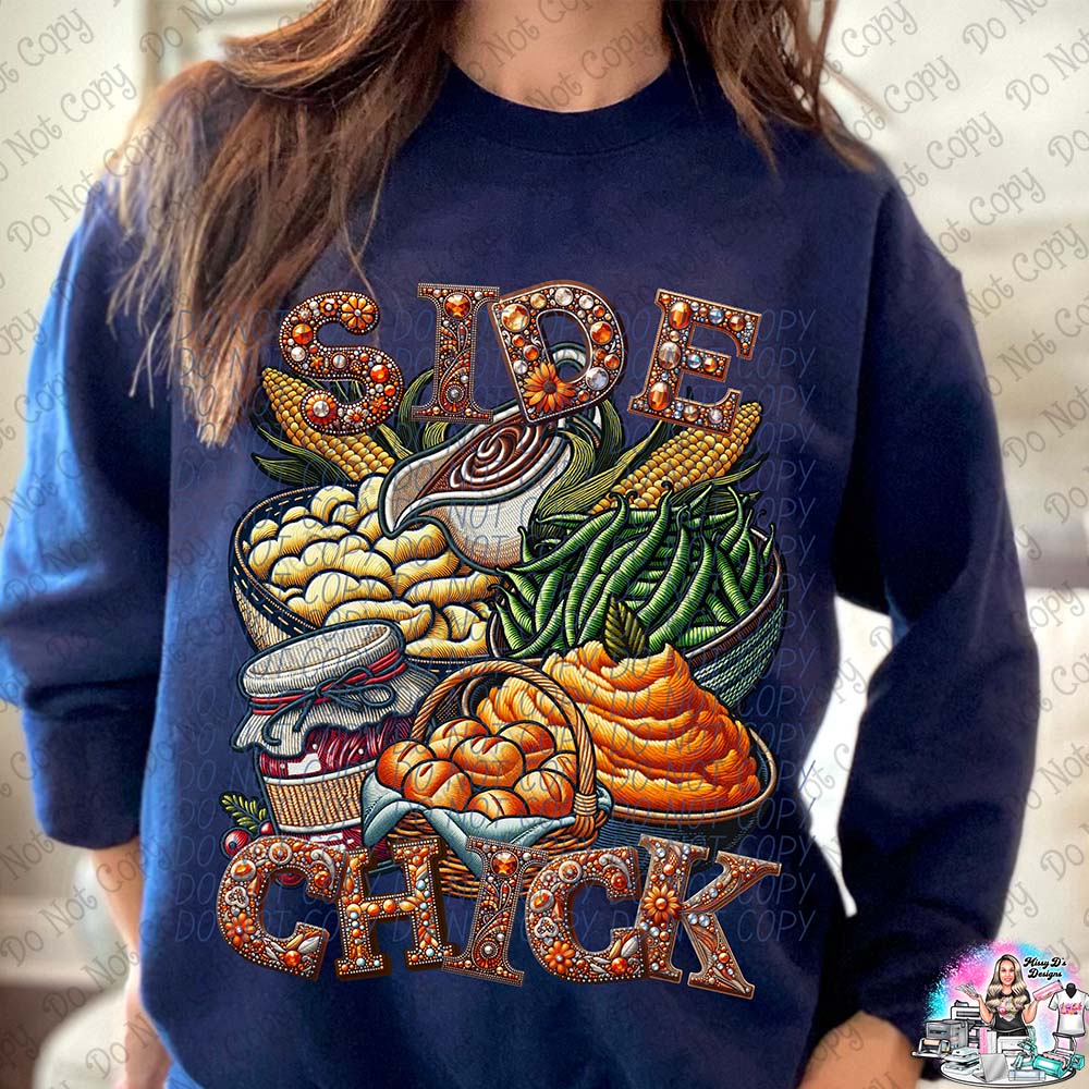 Side Chick Thanksgiving SHIRT 1057