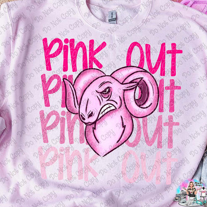 Pink Out - Tons of Mascots to Choose From  SHIRT