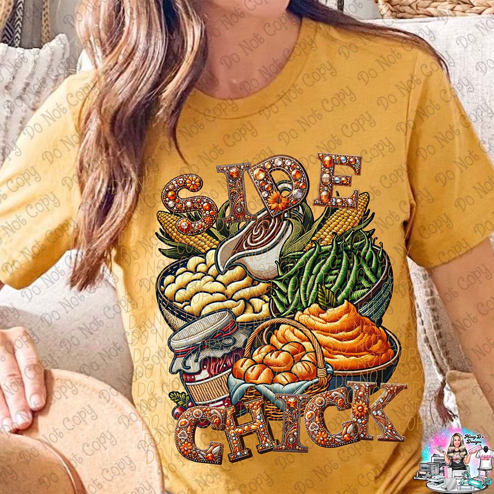 Side Chick Thanksgiving SHIRT 1057