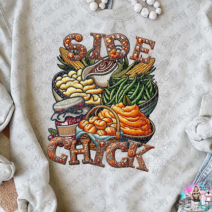 Side Chick Thanksgiving SHIRT 1057