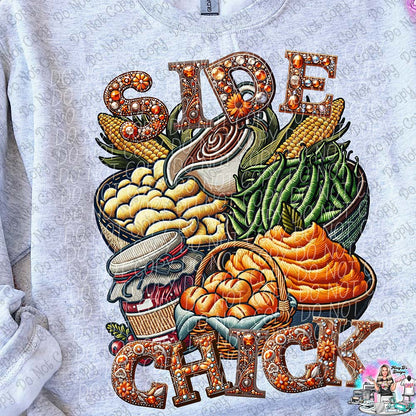 Side Chick Thanksgiving SHIRT 1057