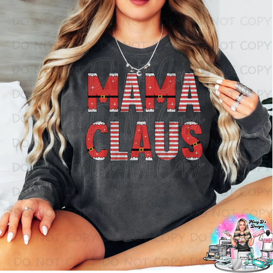 Mama Claus DTF TRANSFER