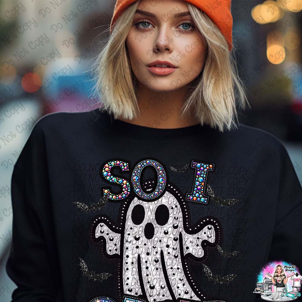 So i creep ghost 1012 Halloween SHIRT