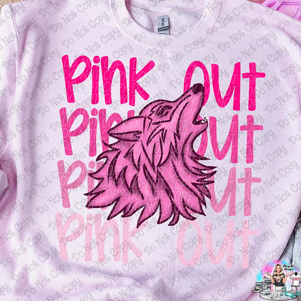 Pink Out - Tons of Mascots to Choose From  SHIRT