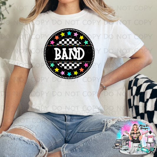 Band Colorful Circle Stars SHIRT