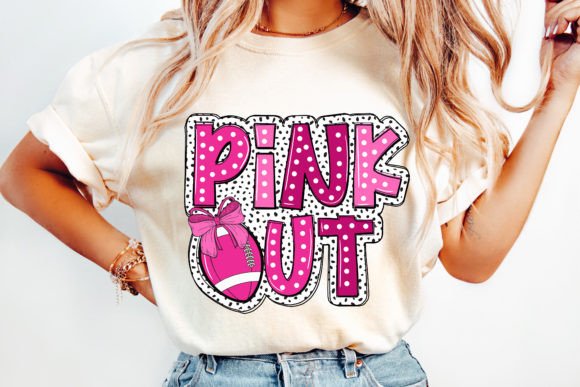 Pink Out Football Dalmation Dot SHIRT