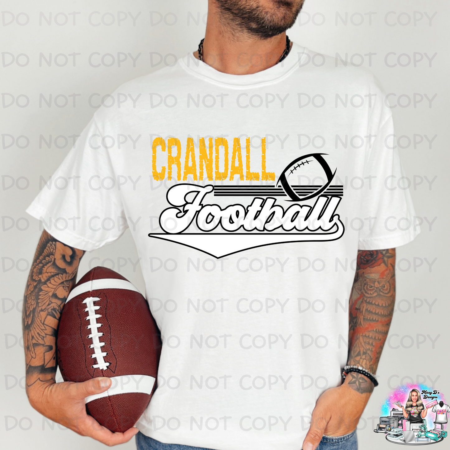 Crandall Football 1004 DTF TRANSFER