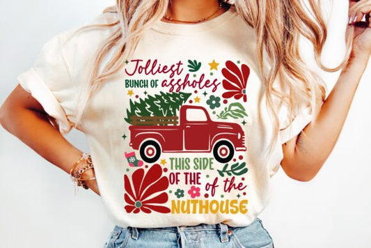 Boho Jolliest Bunch of Christmas SHIRT