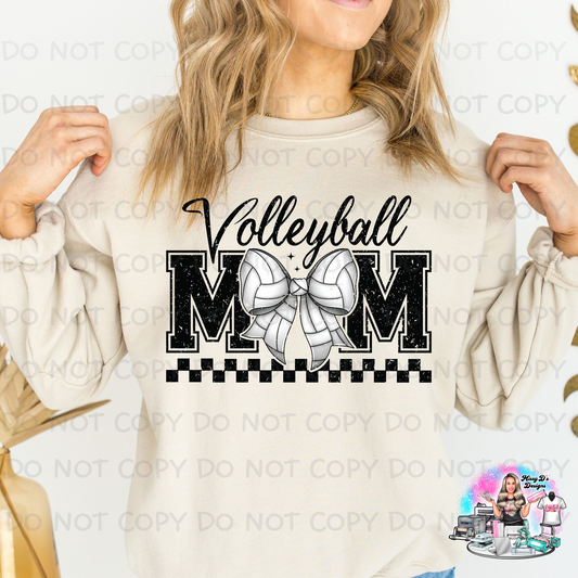 Volleyball Mom Coquette Shirt