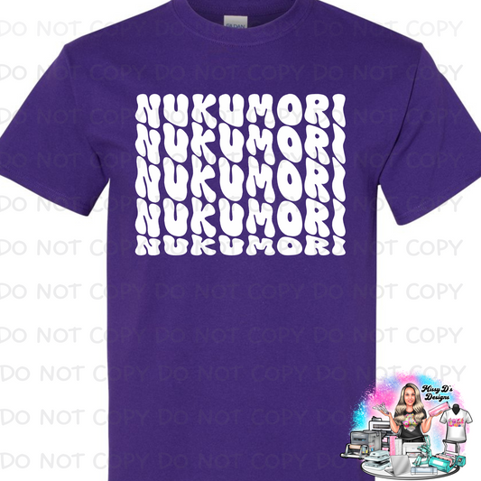 Nukumori stacked wavy Purple HOUSE Shirt