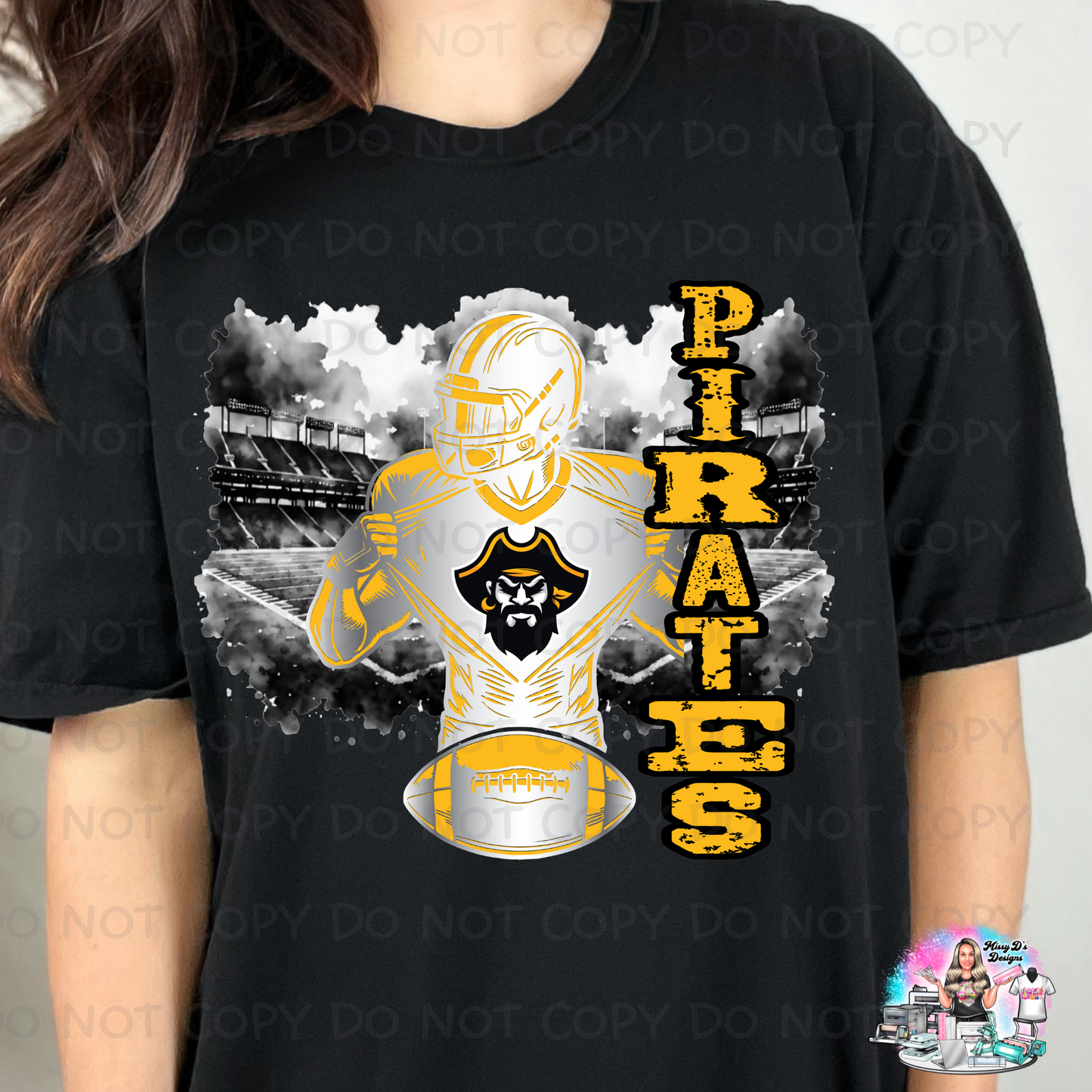 Pirates Football Player SHIRT 1017