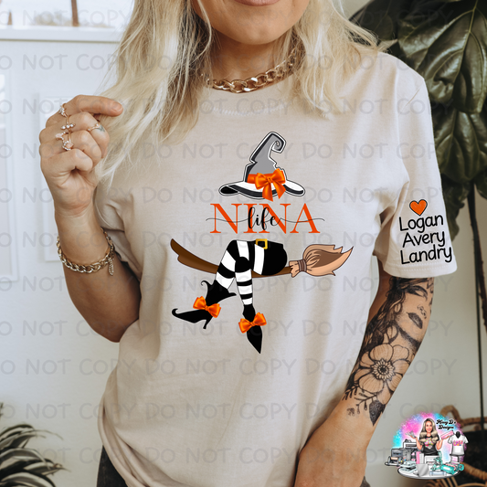 Nana Grandma Mom Witch Life- Any Name available SHIRT